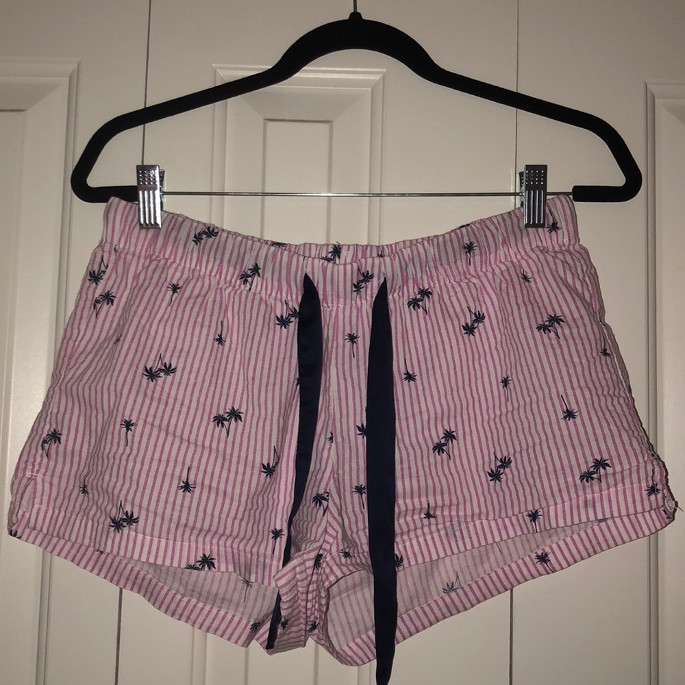 Old navy palm tree pajama shorts, Medium